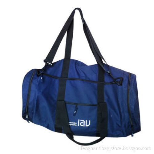 Stylish travel duffel bags, made of PVC with large compartment